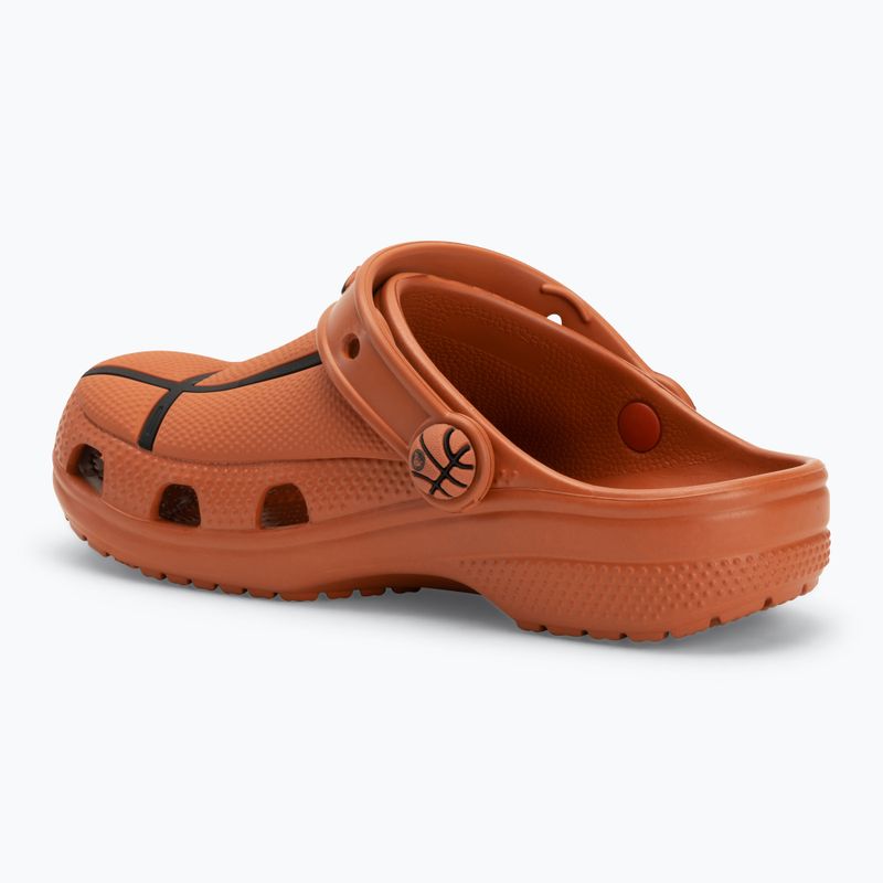 Klapki dziecięce Crocs Classic Basketball Clog K sienna 4