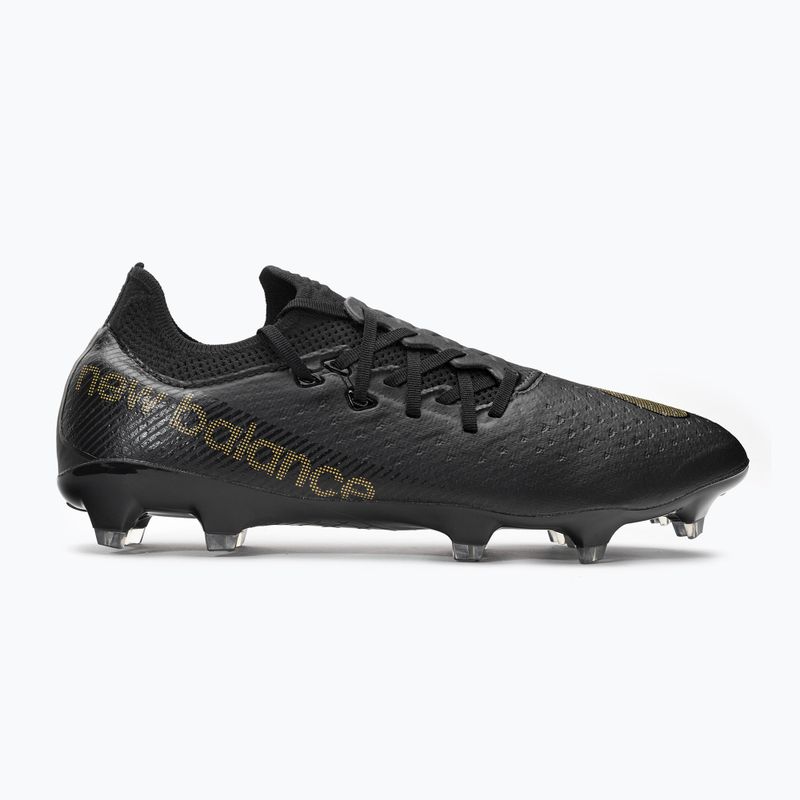Buty piłkarskie męskie New Balance Furon Pro V7+ FG black/gold 2