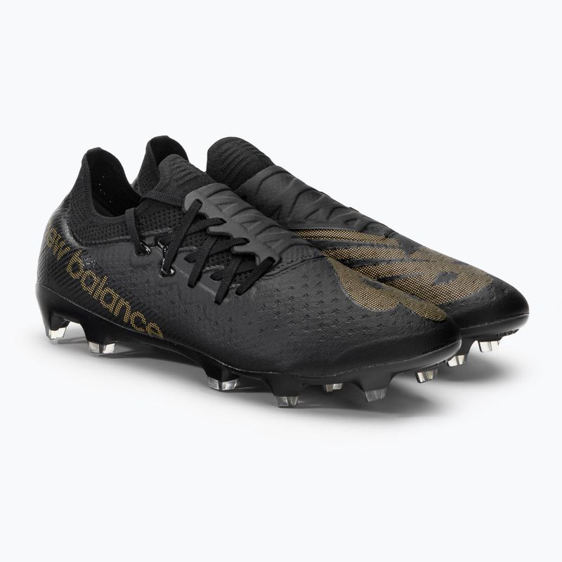 Buty piłkarskie męskie New Balance Furon Pro V7+ FG black/gold 4