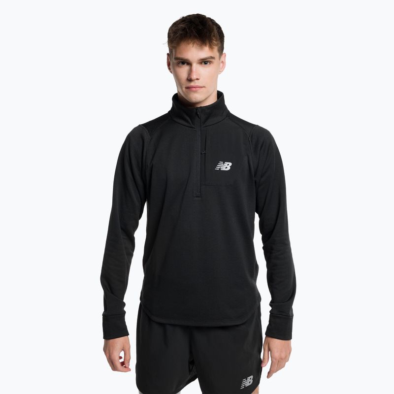 Bluza do biegania męska New Balance Heat Grid Half Zip black