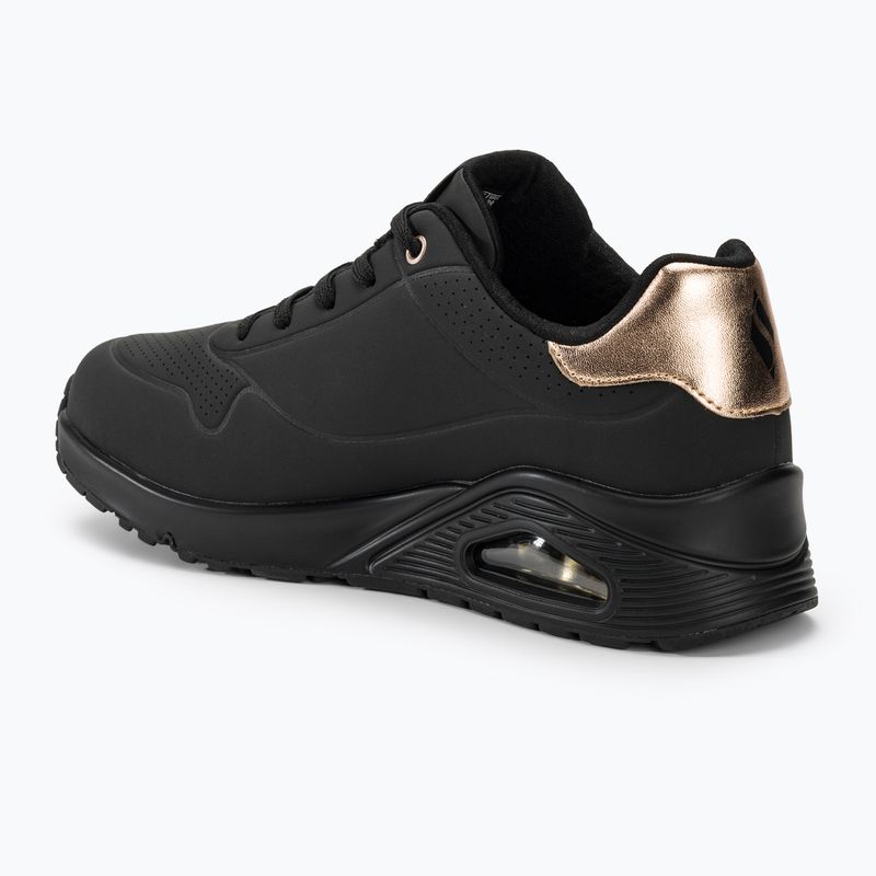 Buty damskie SKECHERS Uno Golden Air black/black/metalic 3