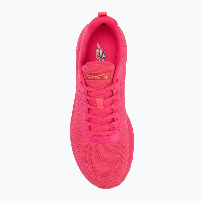 Buty damskie SKECHERS Bobs Squad Chaos Cool Rythms pink 5