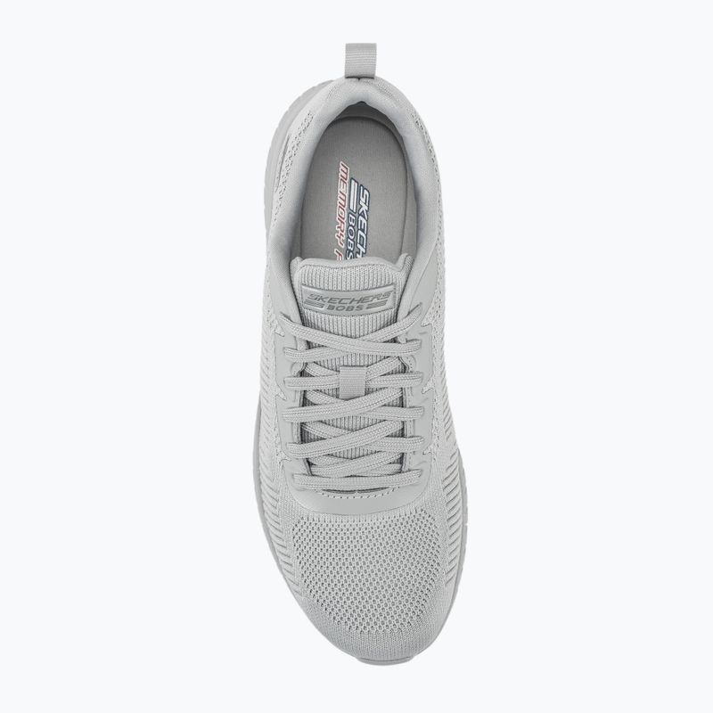 Buty damskie SKECHERS Bobs Squad Chaos Face Off light gray 6