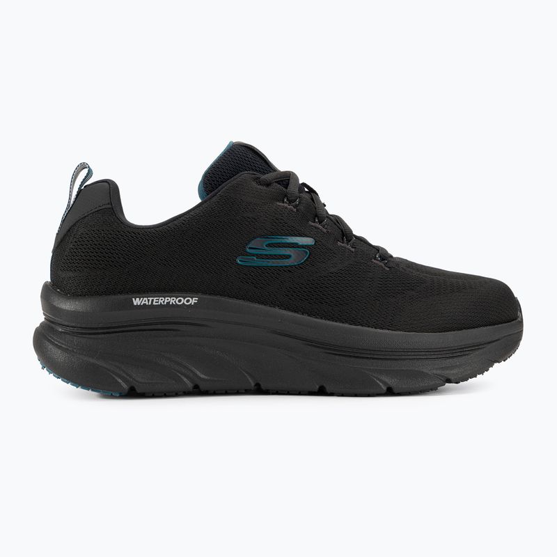 Buty męskie SKECHERS D'Lux Walker Get Oasis black/teal 2