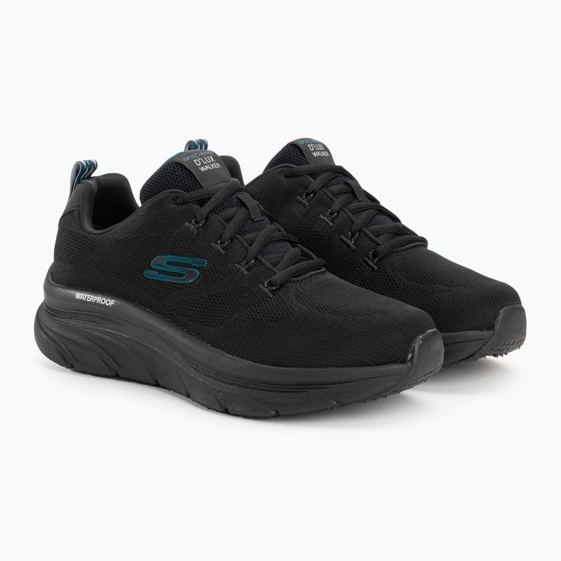 Buty męskie SKECHERS D'Lux Walker Get Oasis black/teal 4