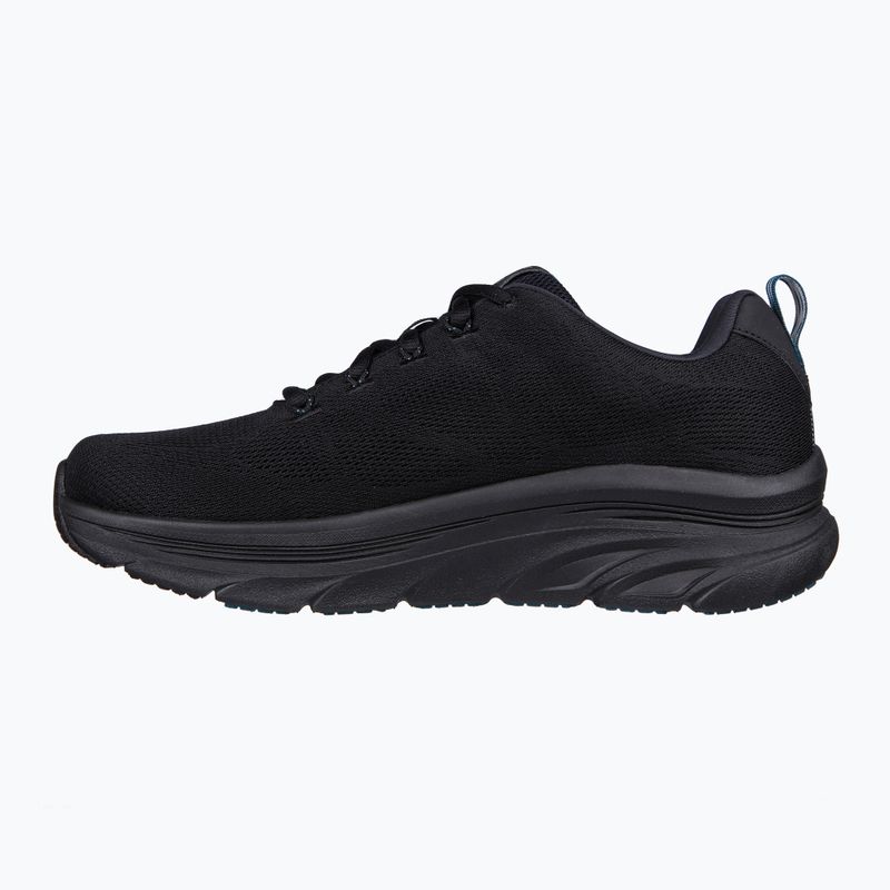 Buty męskie SKECHERS D'Lux Walker Get Oasis black/teal 8