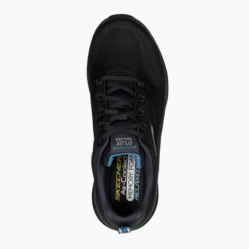 Buty męskie SKECHERS D'Lux Walker Get Oasis black/teal 9