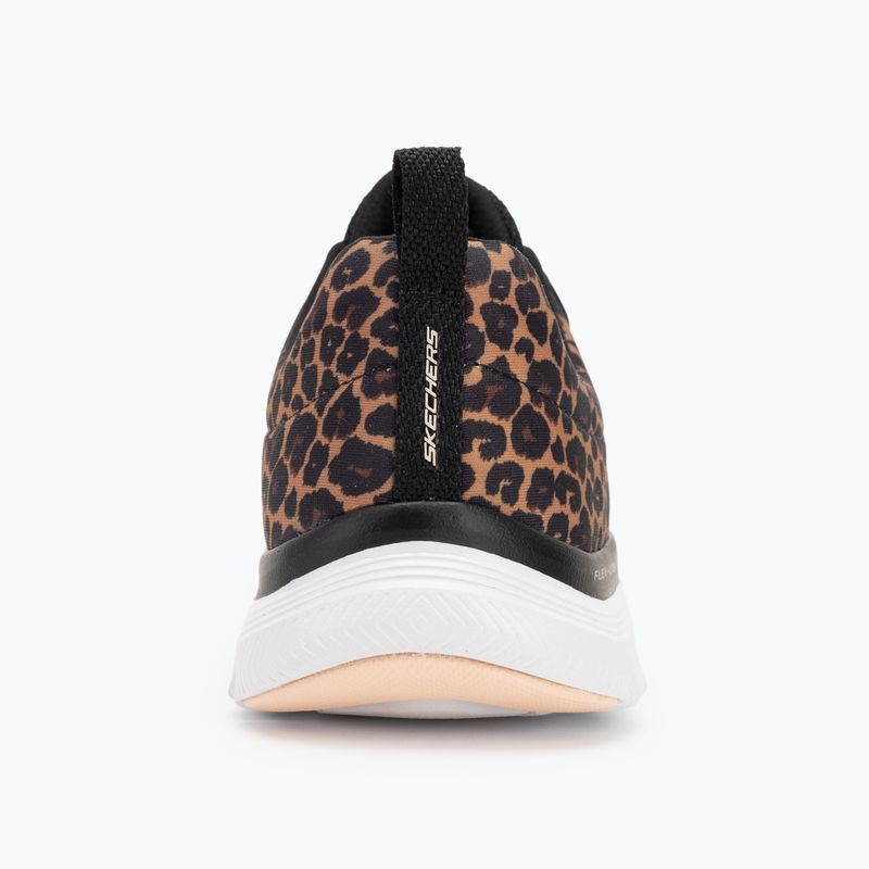 Buty damskie SKECHERS Flex Appeal 4.0 Wild Ballad black/leopard 6