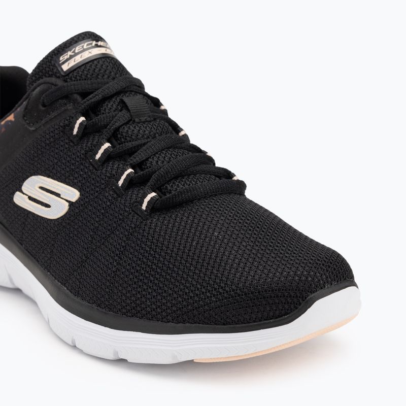 Buty damskie SKECHERS Flex Appeal 4.0 Wild Ballad black/leopard 7