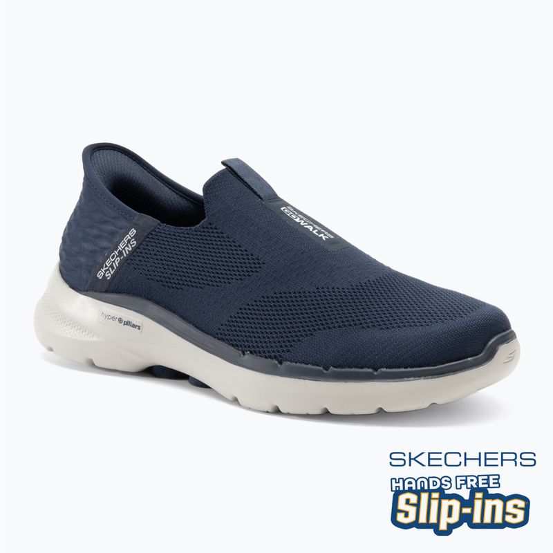 Buty męskie SKECHERS Slip-ins Go Walk 6 Easy On navy/white