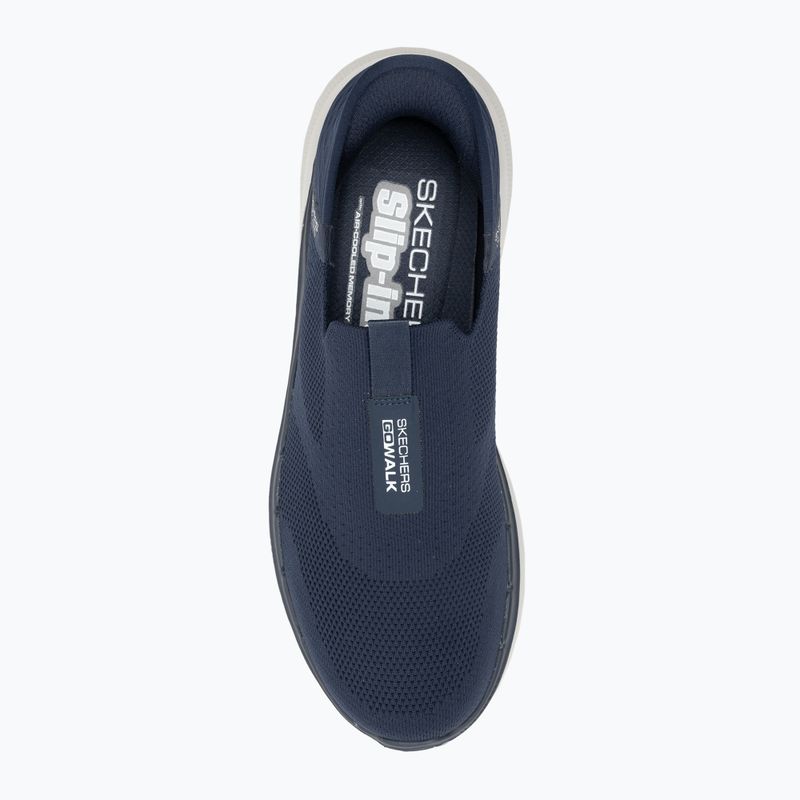 Buty męskie SKECHERS Slip-ins Go Walk 6 Easy On navy/white 5