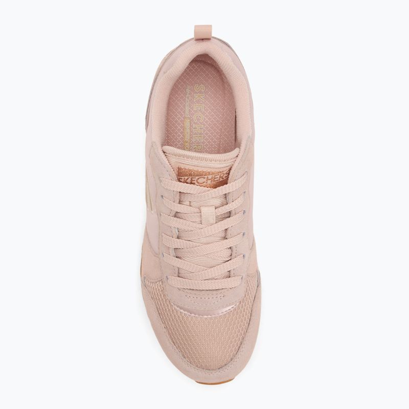 Buty damskie SKECHERS Og 85 Goldn Gurl blush suede/mesh trim 5