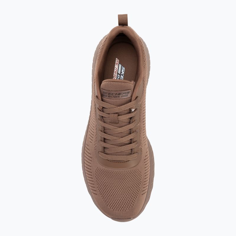 Buty damskie SKECHERS Bobs Squad Chaos Face Off pink 5