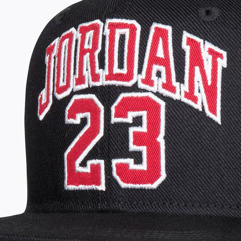 Czapka z daszkiem dziecięca Nike Jordan Jersey Flatbrim black 5