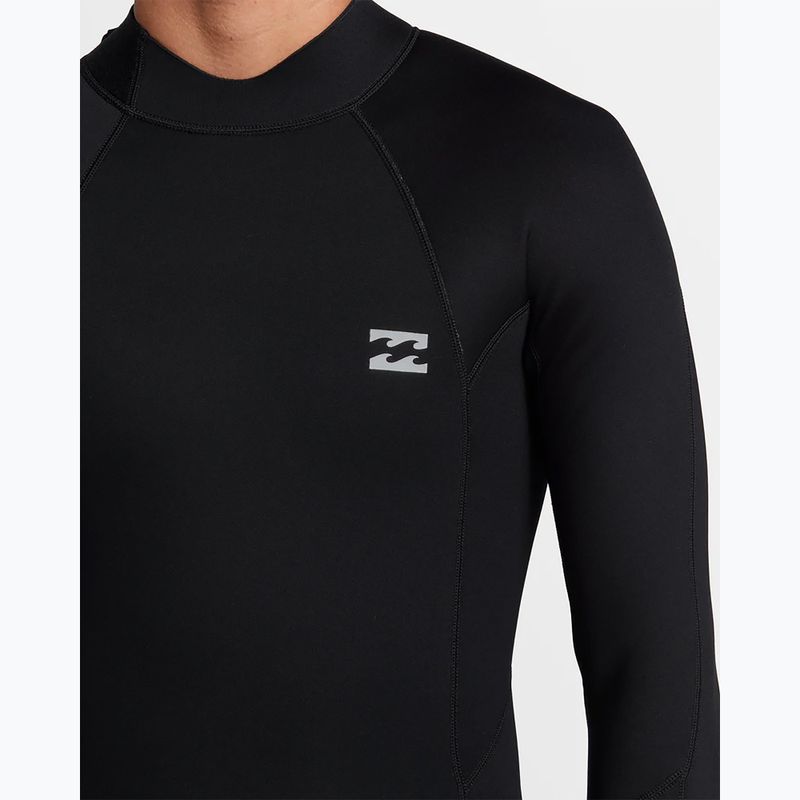 Pianka do pływania męska Billabong 4/3 mm Foil Back Zip black 4
