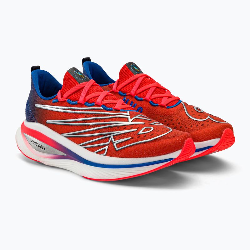 Buty do biegania damskie New Balance NYC Marathon FuelCell SuperComp Elite v3 red 4