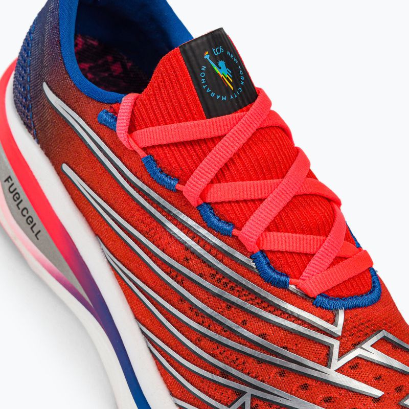 Buty do biegania damskie New Balance NYC Marathon FuelCell SuperComp Elite v3 red 8