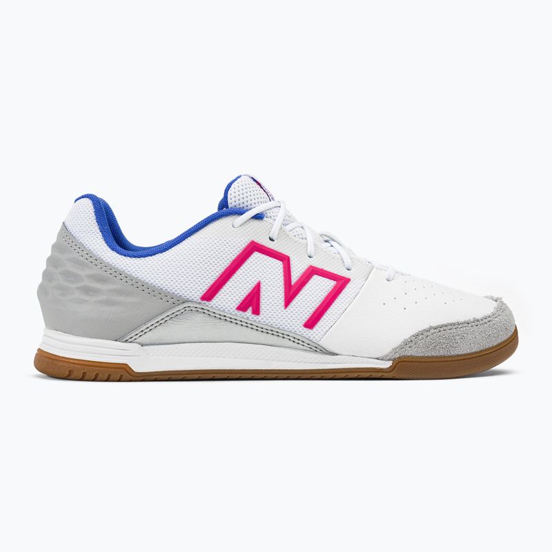 Buty piłkarskie dziecięce New Balance  Audazo V6 Command JNR IN white 2