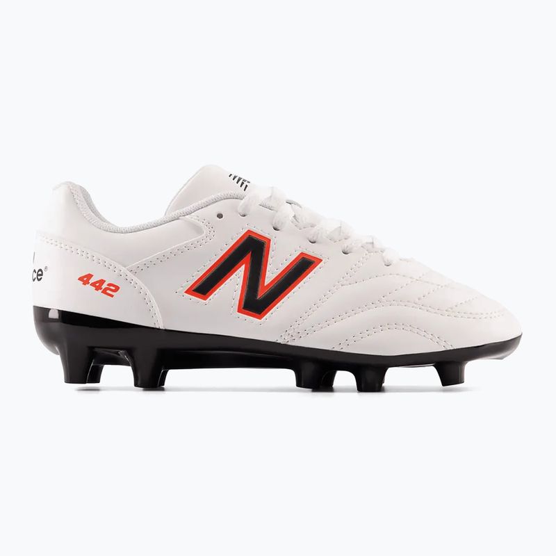 Buty piłkarskie dziecięce New Balance 442's Academy V2 FG white/black 11