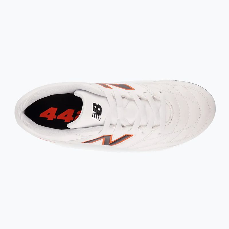 Buty piłkarskie dziecięce New Balance 442's Academy V2 FG white/black 14