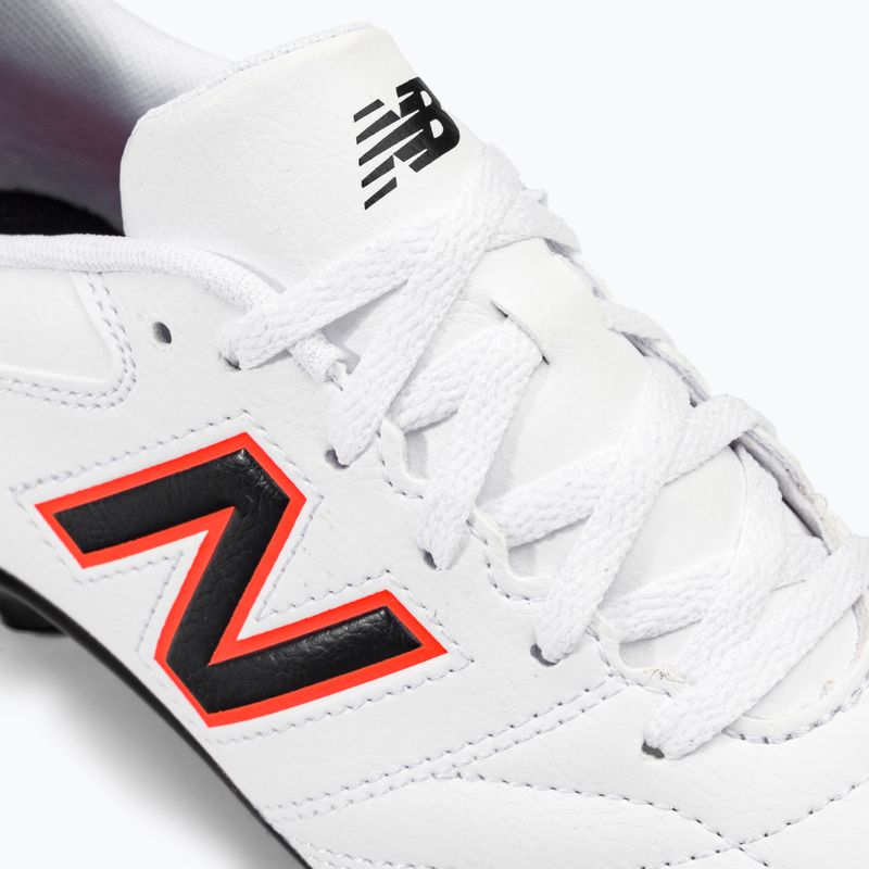 Buty piłkarskie dziecięce New Balance 442's Academy V2 FG white/black 8