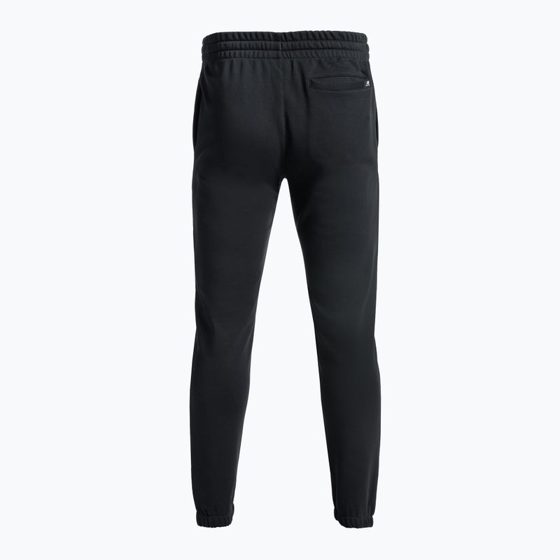 Spodnie męskie New Balance Essentials Stacked Logo French black 6