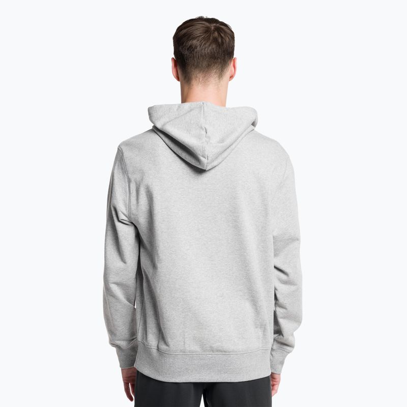 Bluza męska New Balance Essentials Stacked Logo French Terry Hoodie athletic grey 3