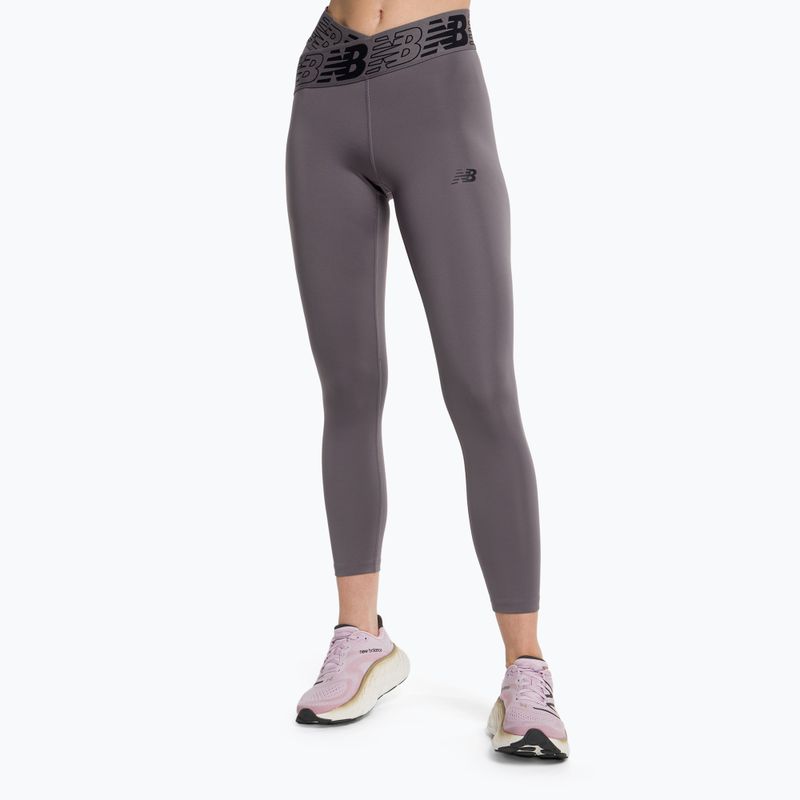 Legginsy treningowe damskie New Balance Relentless Crossover High Rise 7/8 Tight zinc