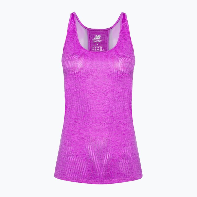 Koszulka do biegania damska New Balance Impact Run Tank cosmic rose 6