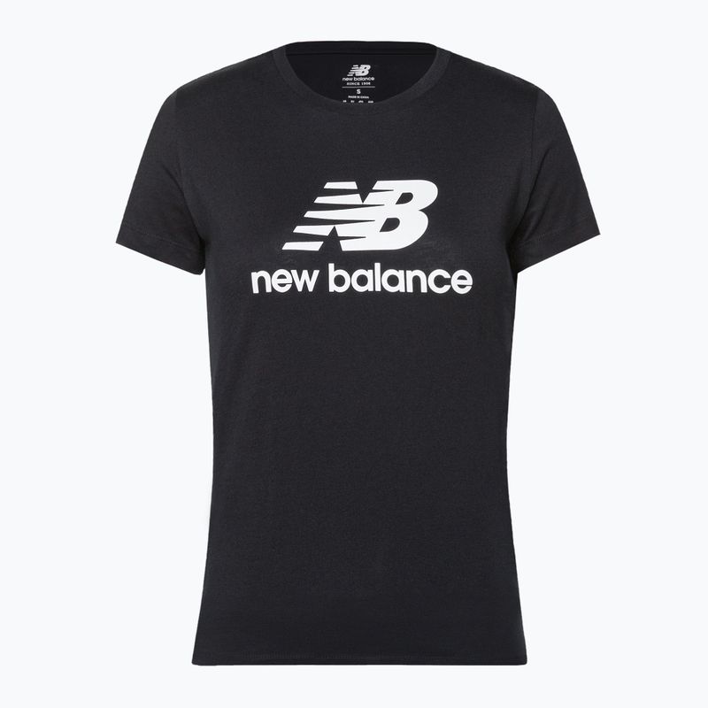 Koszulka damska New Balance Essentials Stacked Logo black 5