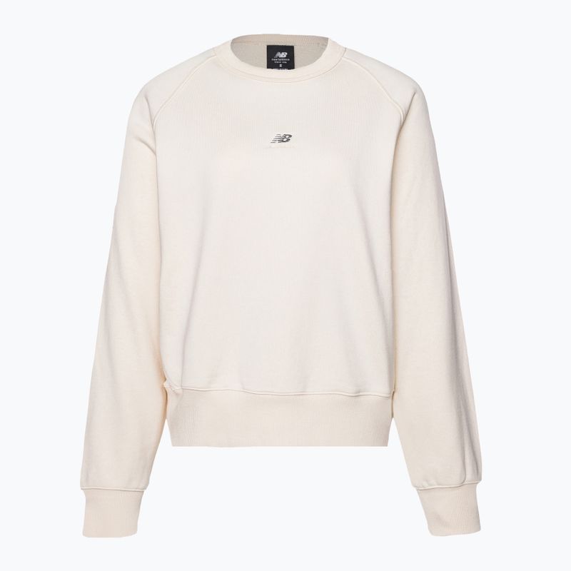 Bluza damska New Balance Athletics Remastered French Terry Crewneck beige 5