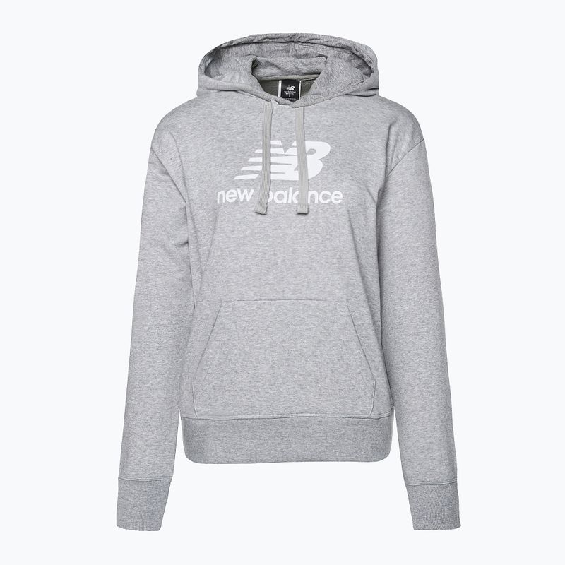 Bluza damska New Balance Essentials Stacked Logo French Terry Hoodie athletic grey 5