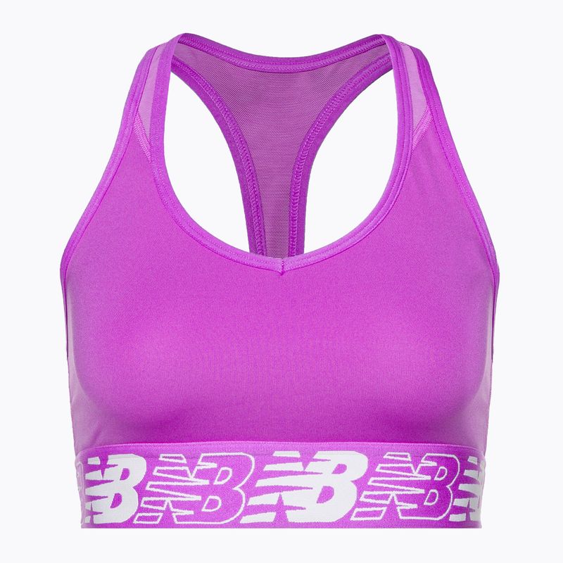 Biustonosz treningowy New Balance Pace Bra 3.0 cosmic rose 6