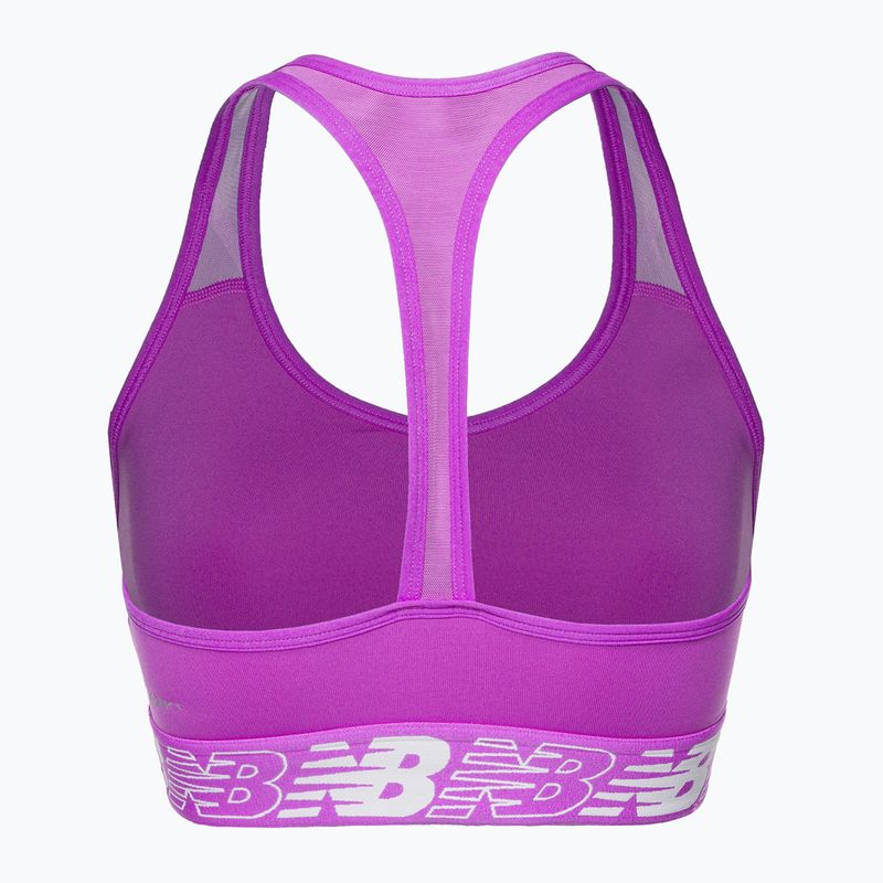 Biustonosz treningowy New Balance Pace Bra 3.0 cosmic rose 7