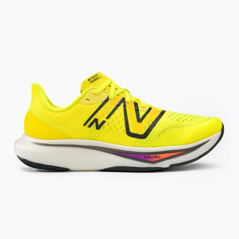 Buty do biegania męskie New Balance FuelCell Rebel v3 cosmic pineaple 2
