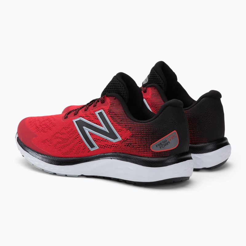 Buty do biegania męskie New Balance Fresh Foam 680 v7 true red 3