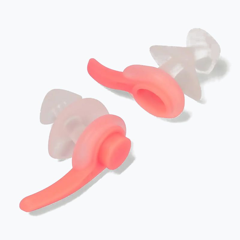 Zatyczki do uszu Speedo Biofuse clear/fluro tangerine 3