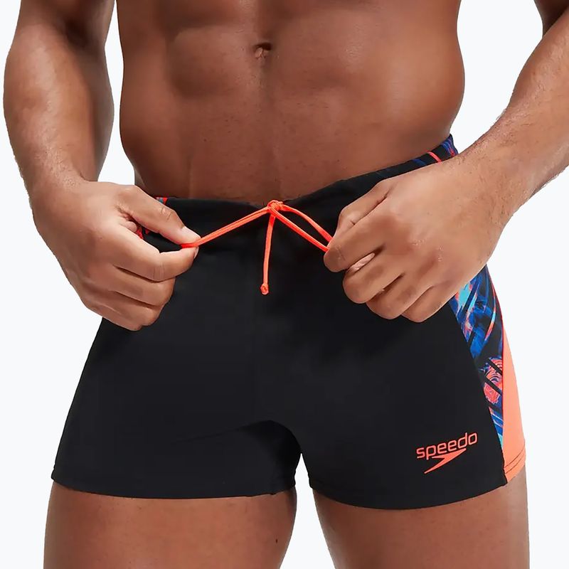 Bokserki pływackie męskie Speedo Eco END+ Splice Aquashort black/orange 10
