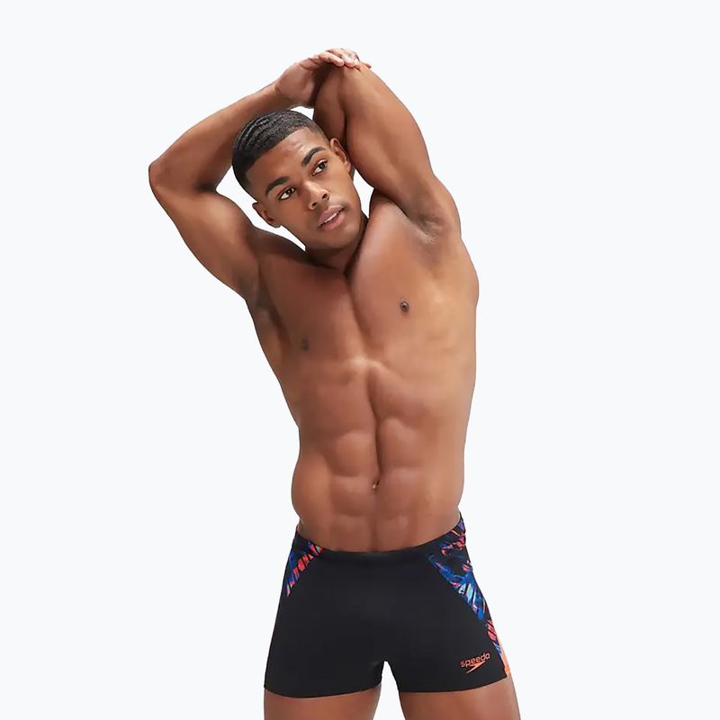 Bokserki pływackie męskie Speedo Eco END+ Splice Aquashort black/orange 12