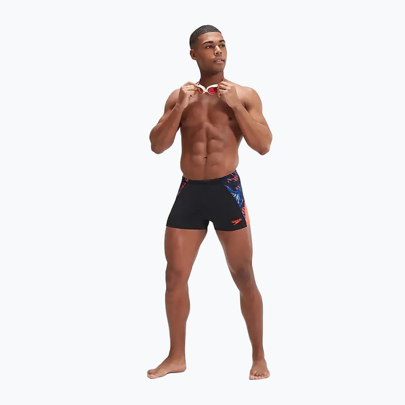 Bokserki pływackie męskie Speedo Eco END+ Splice Aquashort black/orange 15