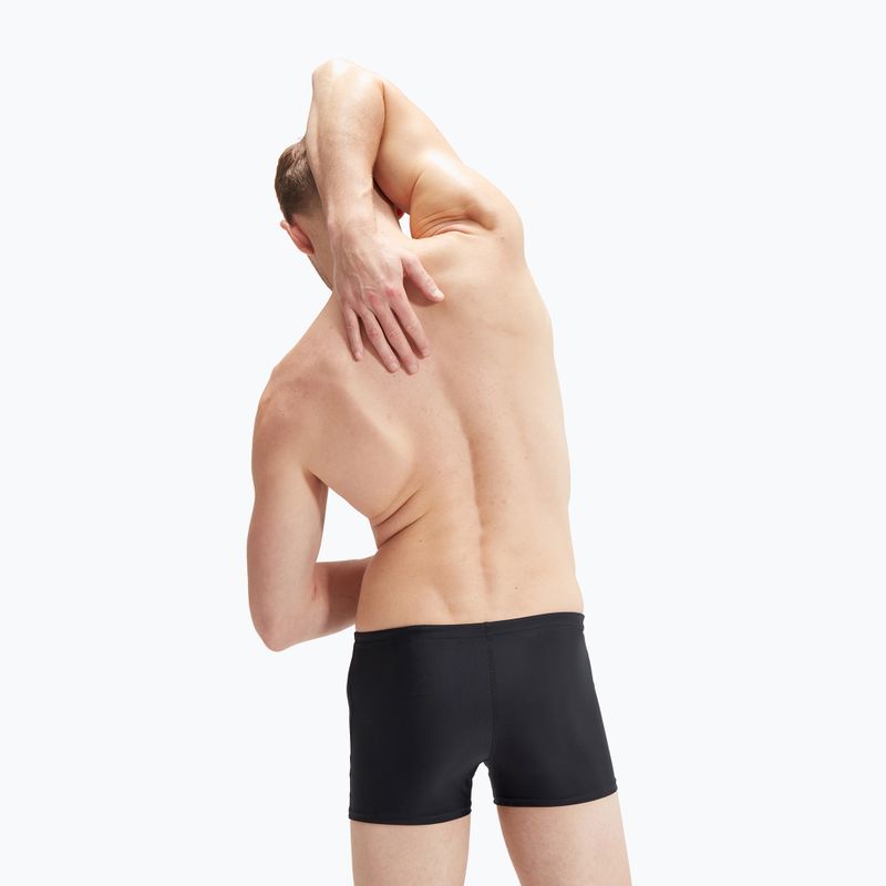 Bokserki pływackie męskie Speedo Tech Print Aquashort black/orange 6