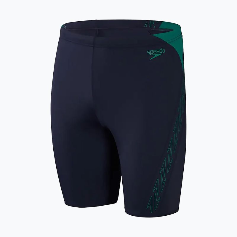 Jammery pływackie męskie Speedo Hyper Boom Splice navy/green 5