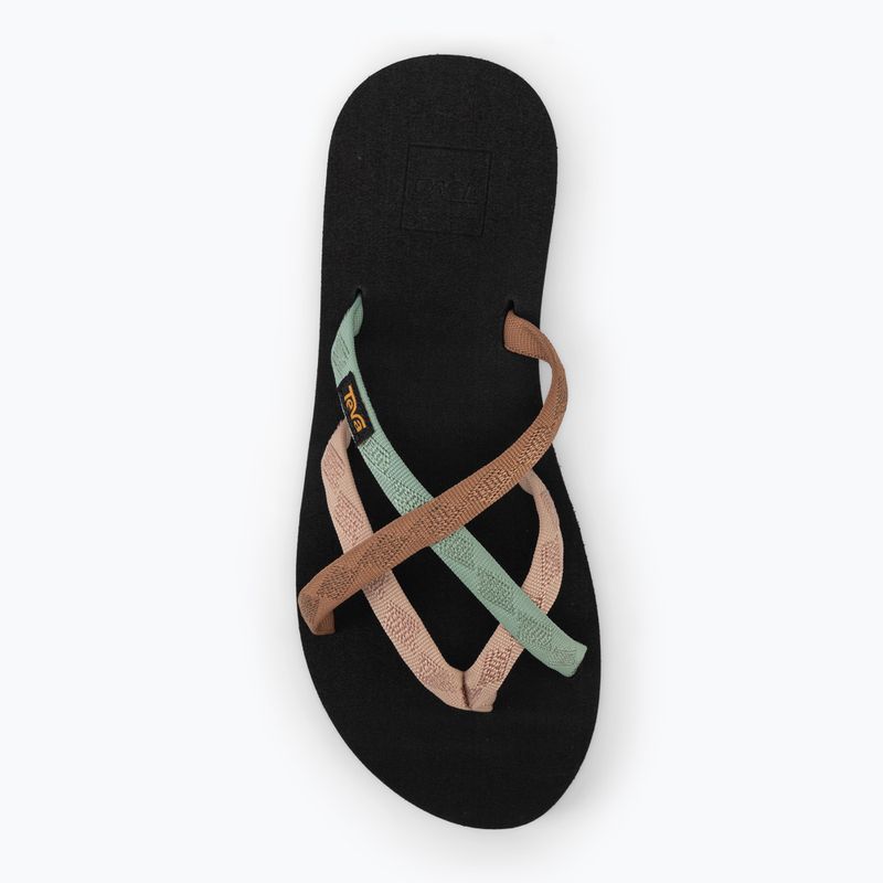 Klapki damskie Teva Olowahu mixed b maple sugar multi 5