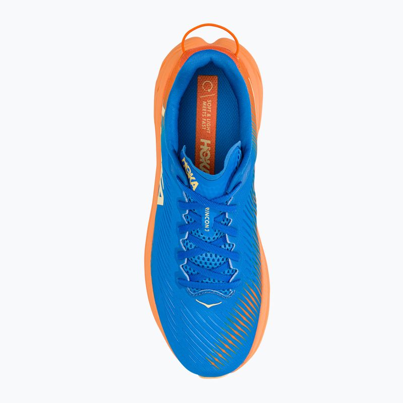 Buty do biegania męskie HOKA Rincon 3 coastal sky/vibrant orange 5