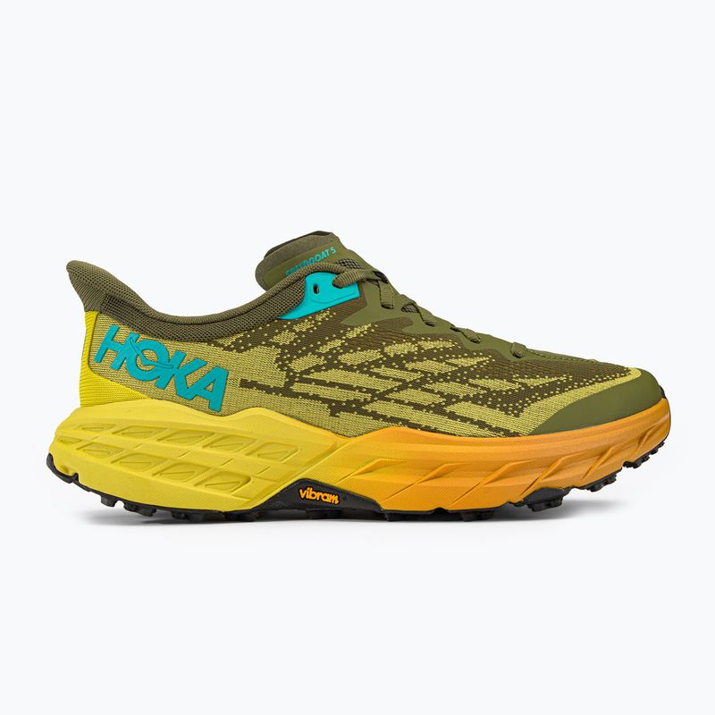 Buty do biegania męskie HOKA Speedgoat 5 avocado/passion fruit 2