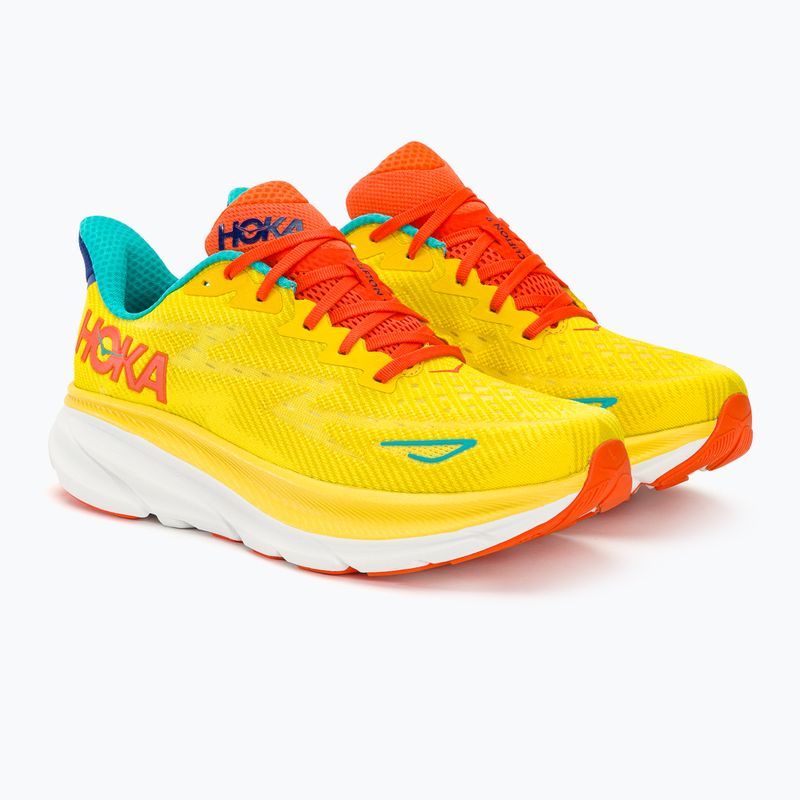 Buty do biegania męskie HOKA Clifton 9 passion fruit/maize 4