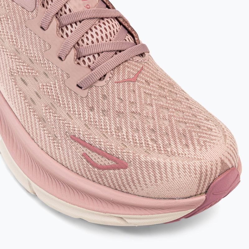 Buty do biegania damskie HOKA Clifton 9 pale mauve/peach whip 7