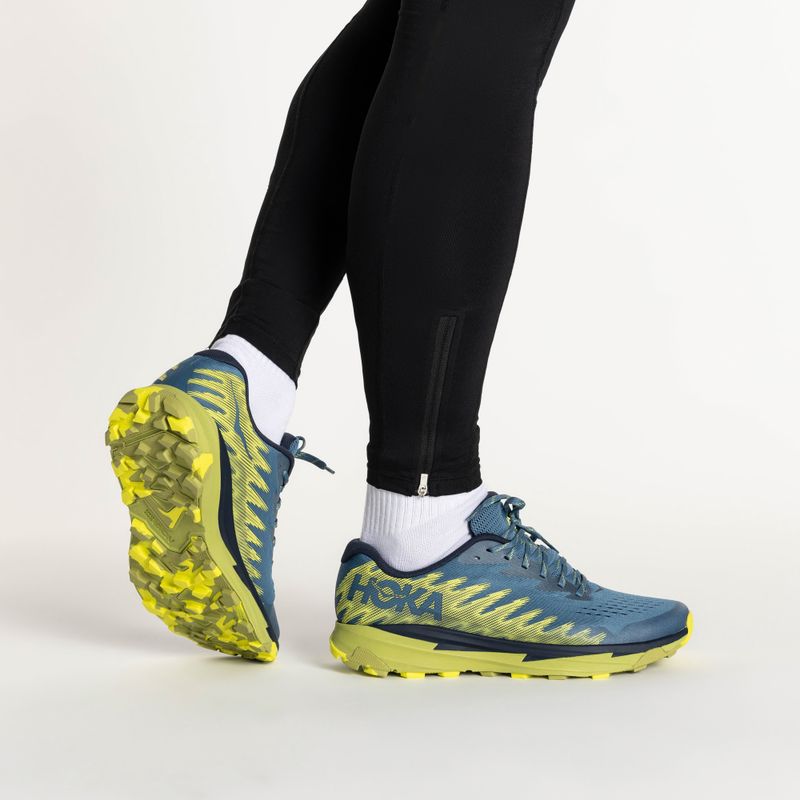 Buty do biegania męskie HOKA Torrent 3 bluesteel/dark citron 2