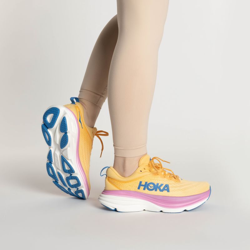 Buty do biegania damskie HOKA Bondi 8 impala/cyclamen 2