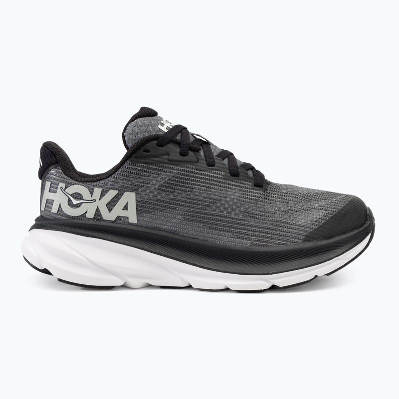 Buty do biegania dziecięce HOKA Clifton 9 black/white 2